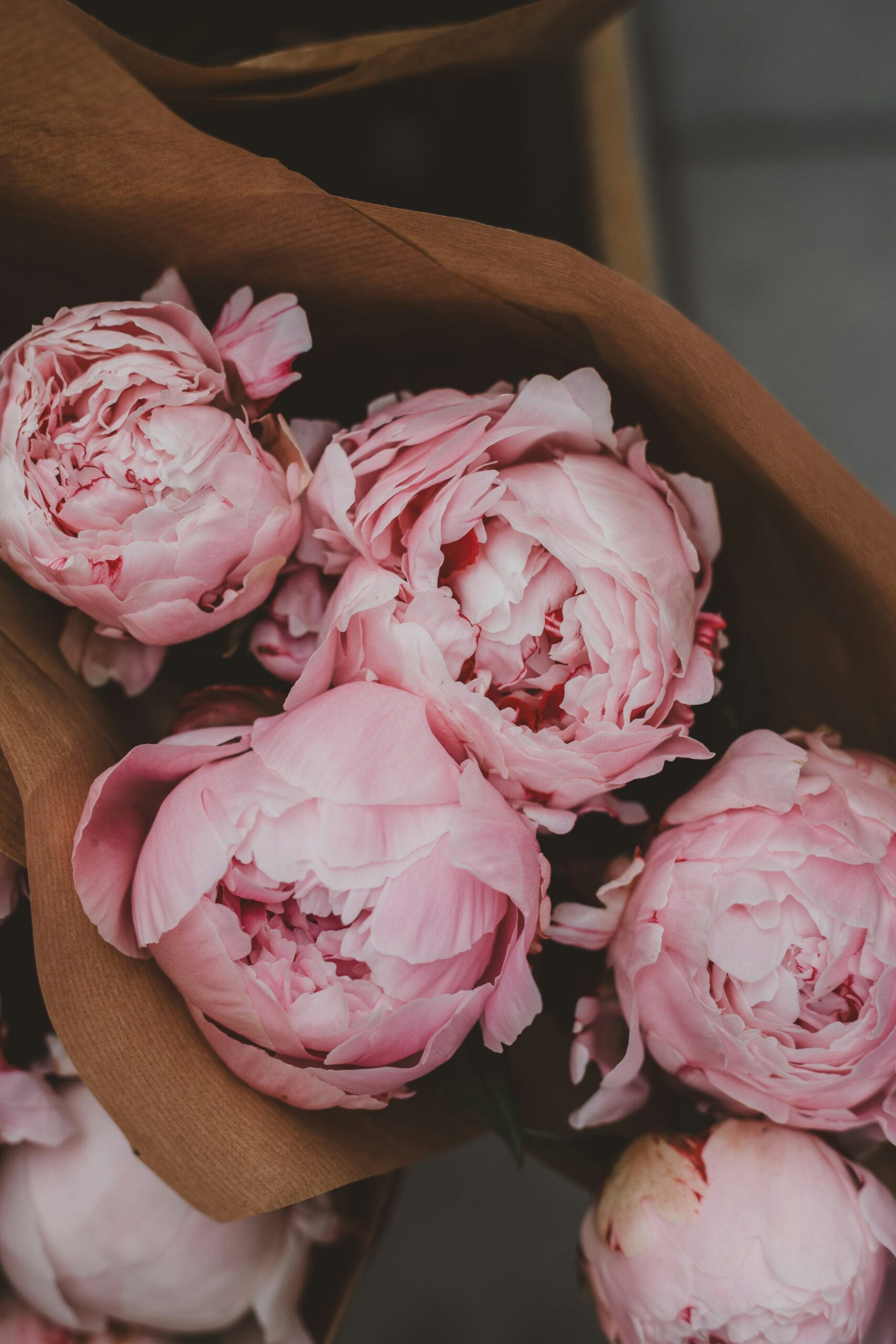 boeket pioenen, mijn lievelingsbloemen